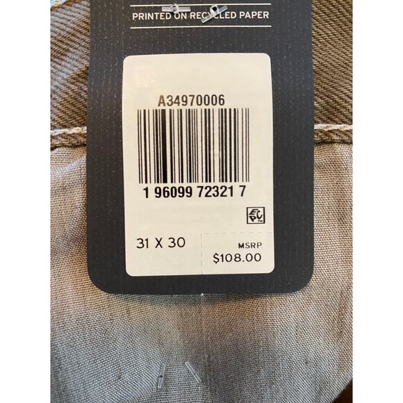 LEVI’S JEANS BAGGY UTILITY ESPRESSO BROWN CARGO SLOUCHY STRAIGHT LEG DENIM - Picture 4 of 13